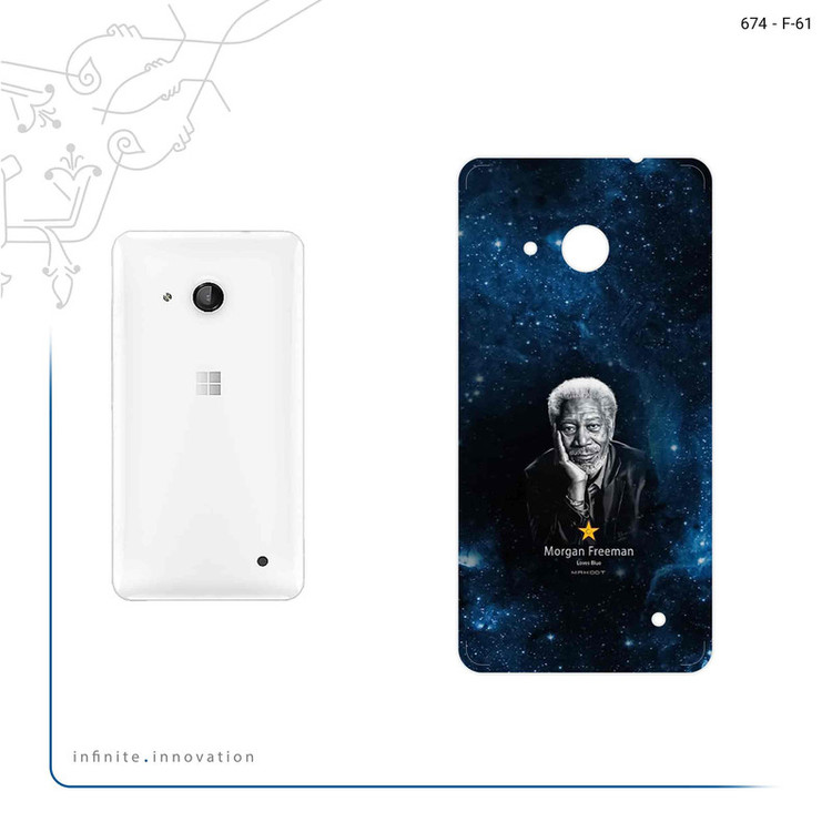 برچسب پوششی ماهوت مدل Morgan Freeman مناسب برای گوشی موبایل مایکروسافت Lumia 550