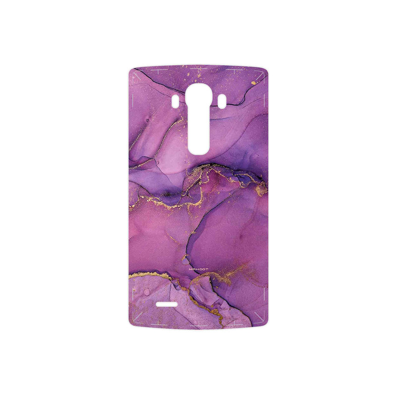 برچسب پوششی ماهوت مدل Purple Marble مناسب برای گوشی موبایل ال جی G3