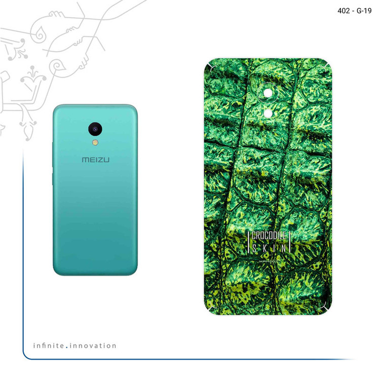 برچسب پوششی ماهوت مدل Crocodile Skin مناسب برای گوشی موبایل میزو M5