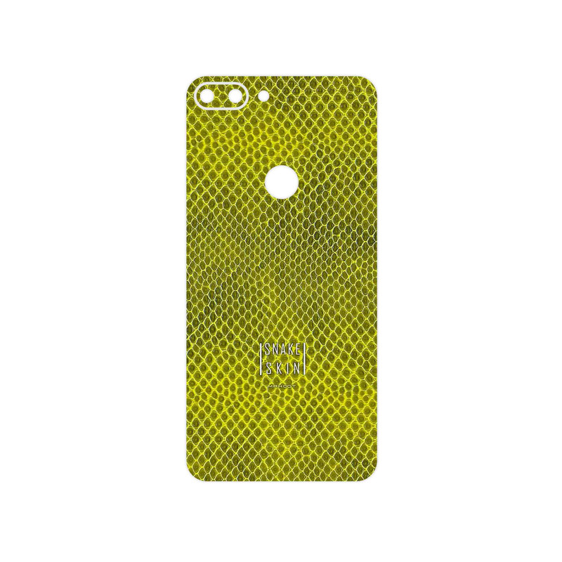 برچسب پوششی ماهوت مدل Yellow Snake Skin مناسب برای گوشی موبایل جی پلاس T10