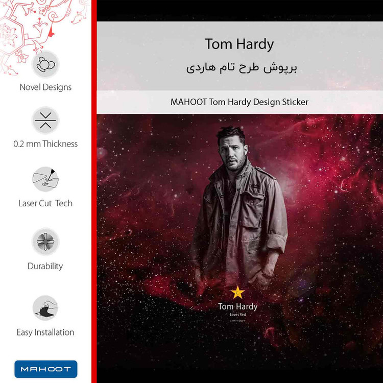 برچسب پوششی ماهوت مدل Tom Hardy مناسب برای گوشی موبایل سامسونگ Galaxy Note 3