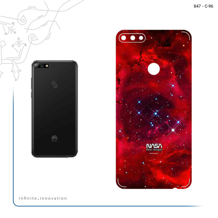 برچسب پوششی ماهوت مدل Universe b NASA 10 مناسب برای گوشی موبایل هوآوی Y7 Prime 2018