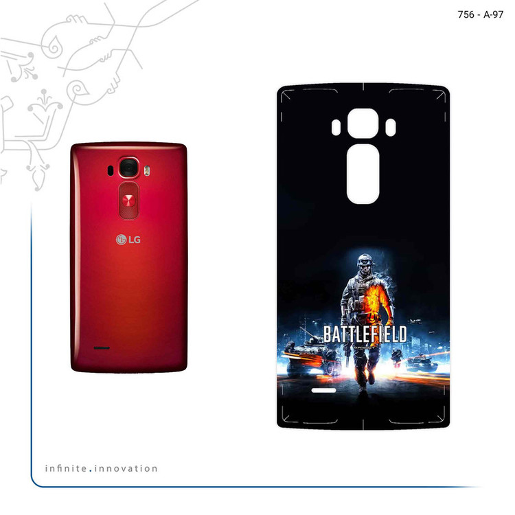 برچسب پوششی ماهوت مدل Battlefield Game Series مناسب برای گوشی موبایل ال جی G Flex 2