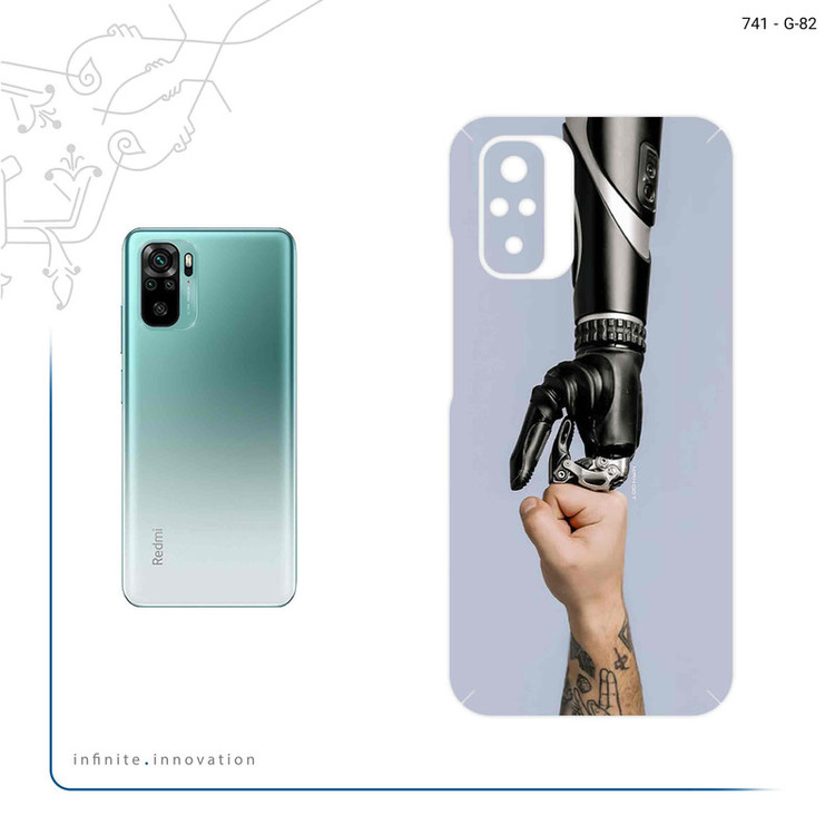 برچسب پوششی ماهوت مدل Robotics مناسب برای گوشی موبایل شیائومی Redmi Note 10