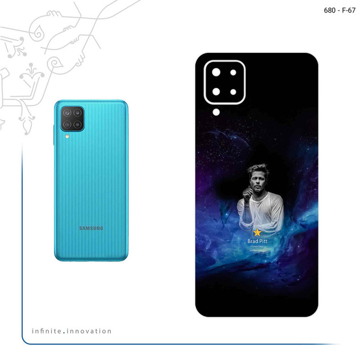 برچسب پوششی ماهوت مدل Brad Pitt مناسب برای گوشی موبایل سامسونگ Galaxy F12