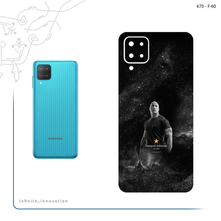 برچسب پوششی ماهوت مدل Dwayne Johnson مناسب برای گوشی موبایل سامسونگ Galaxy F12