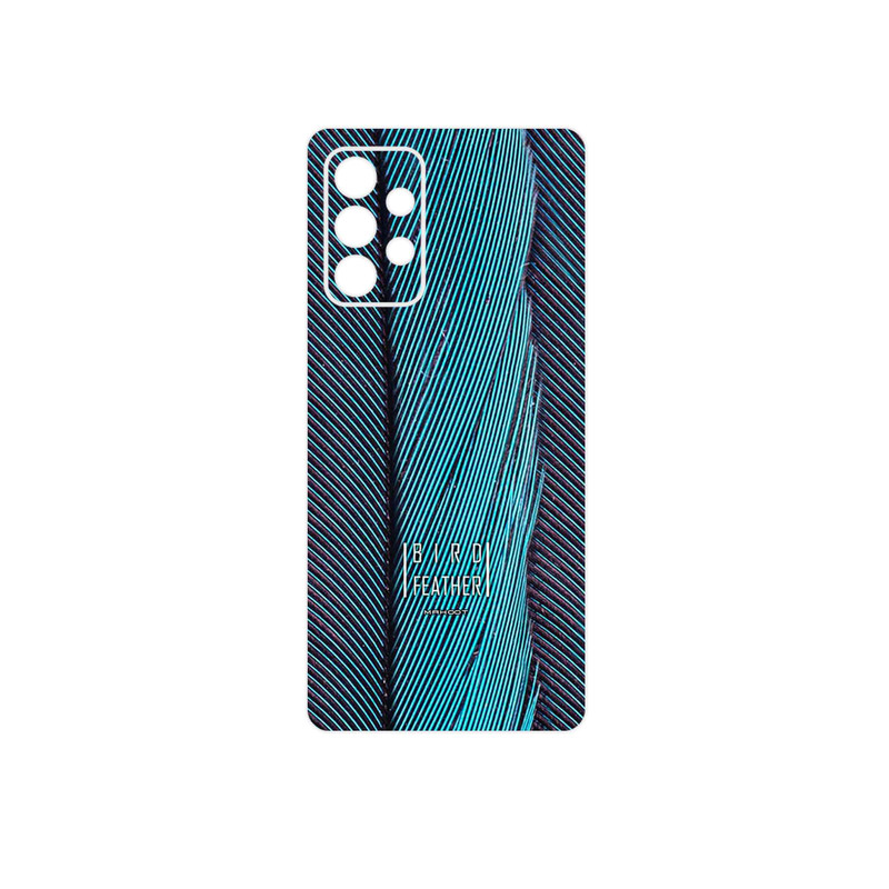 برچسب پوششی ماهوت مدل Turquoise feathers مناسب برای گوشی موبایل سامسونگ Galaxy A53 5G