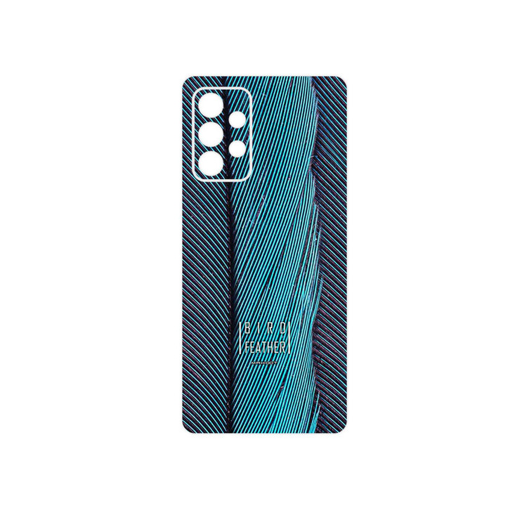 برچسب پوششی ماهوت مدل Turquoise feathers مناسب برای گوشی موبایل سامسونگ Galaxy A53 5G