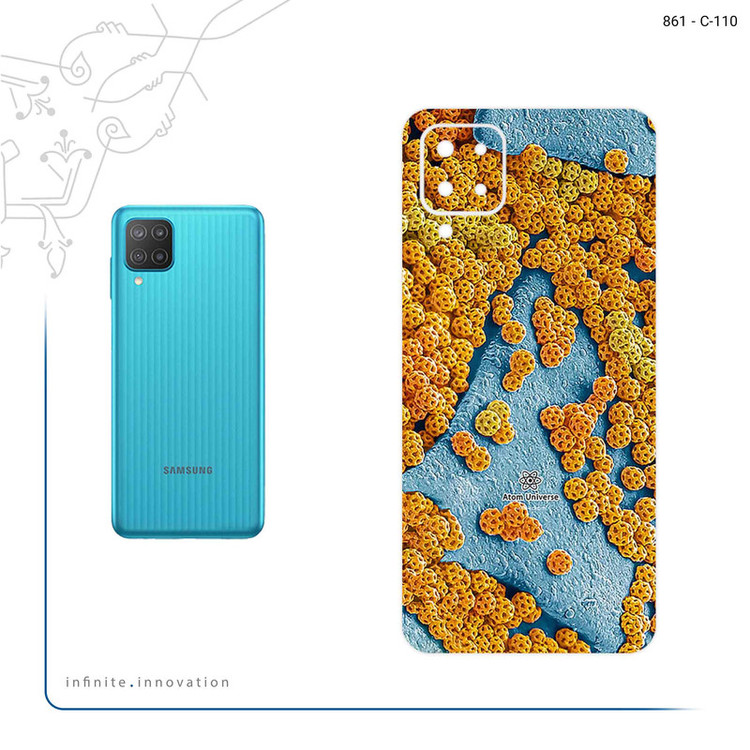 برچسب پوششی ماهوت مدل Atom Universe 7 مناسب برای گوشی موبایل سامسونگ Galaxy F12