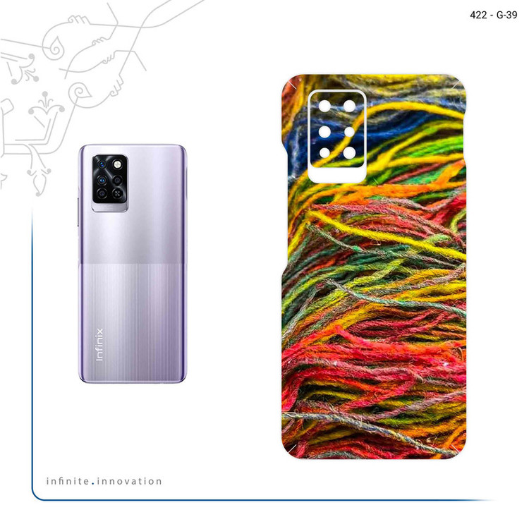 برچسب پوششی ماهوت مدل Fabric Texture 9 مناسب برای گوشی موبایل اینفینیکس Note 10 Pro