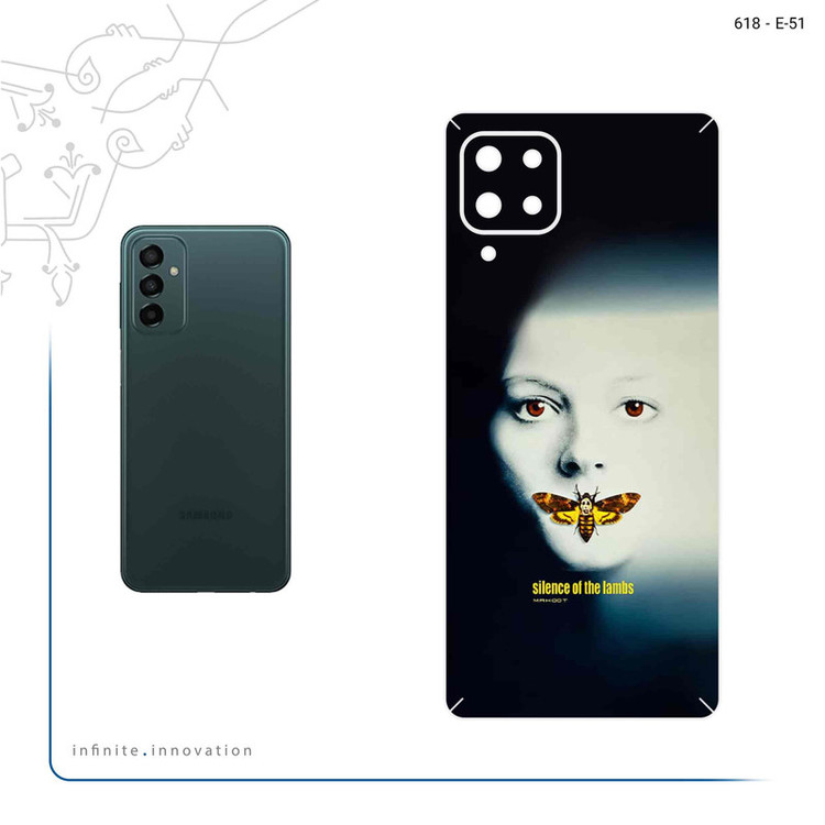 برچسب پوششی ماهوت مدل Silence of the Lambs مناسب برای گوشی موبایل سامسونگ Galaxy M62