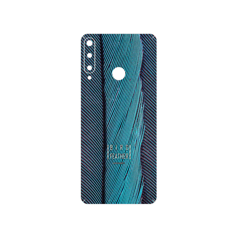 برچسب پوششی ماهوت مدل Turquoise feathers مناسب برای گوشی موبایل هوآوی Y6p