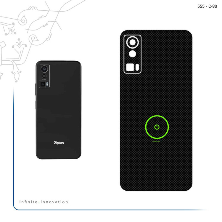 برچسب پوششی ماهوت مدل Minimal Power Button مناسب برای گوشی موبایل جی پلاس X20