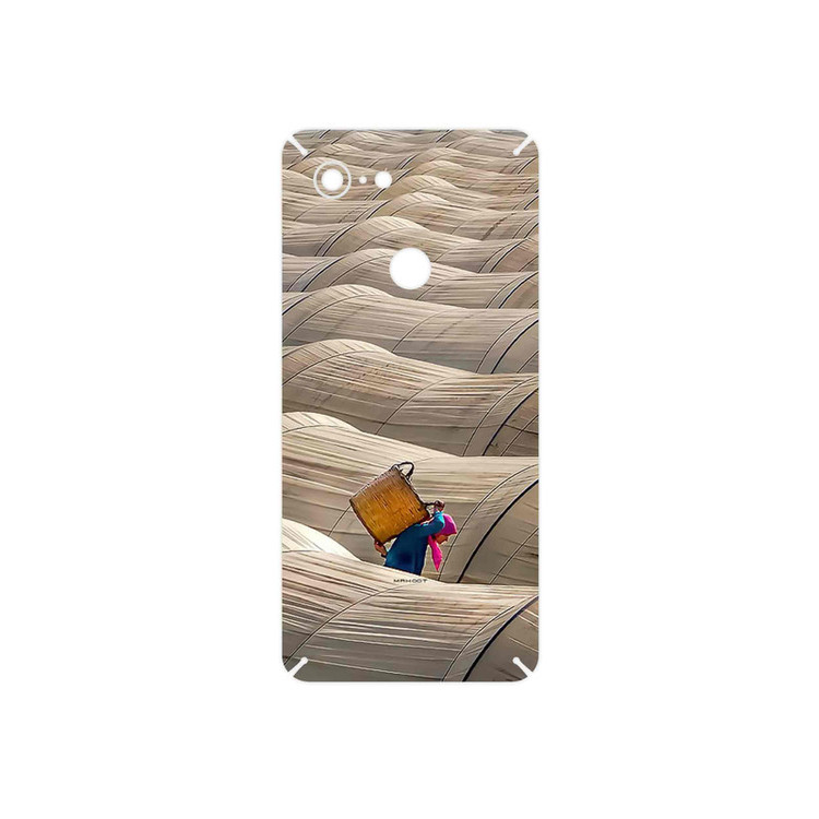 برچسب پوششی ماهوت مدل Strawberry Greenhouses مناسب برای گوشی موبایل گوگل Pixel 3