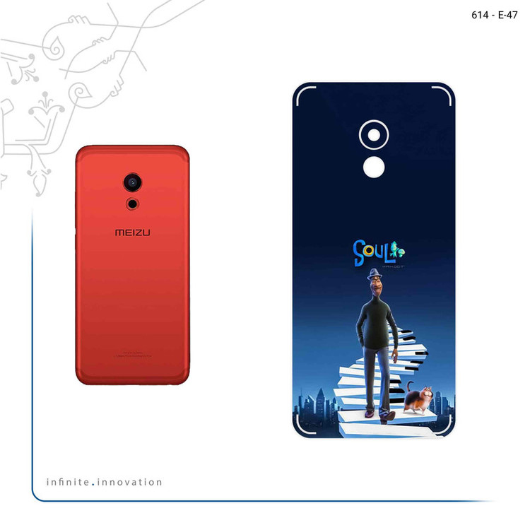 برچسب پوششی ماهوت مدل soul مناسب برای گوشی موبایل میزو Pro 6