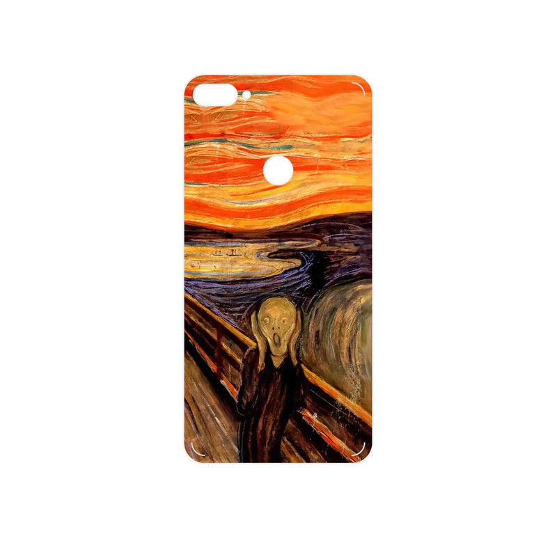برچسب پوششی ماهوت مدل The Scream of Munch مناسب برای گوشی موبایل اچ تی سی Desire 12 Plus