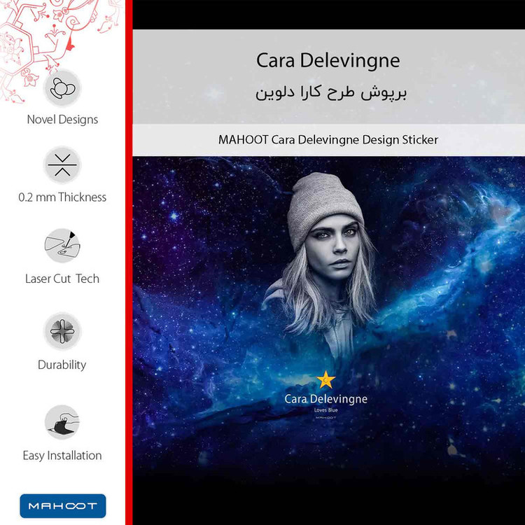 برچسب پوششی ماهوت مدل Cara Delevingne مناسب برای گوشی موبایل ریلمی C53