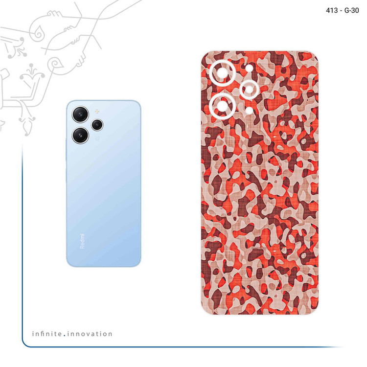 برچسب پوششی ماهوت مدل Red Infantry Army مناسب برای گوشی موبایل شیائومی Redmi 12
