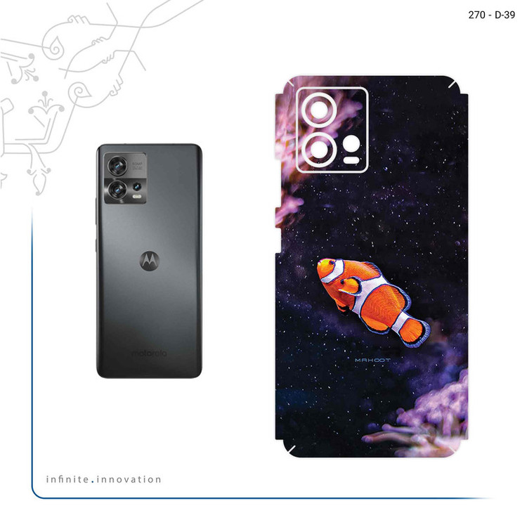 برچسب پوششی ماهوت مدل Clownfish مناسب برای گوشی موبایل موتورولا Edge 30 Fusion