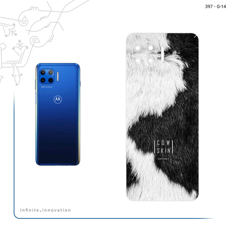برچسب پوششی ماهوت مدل Cow Skin مناسب برای گوشی موبایل موتورولا Moto G 5G Plus