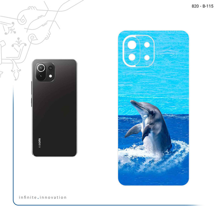 برچسب پوششی ماهوت مدل Dolphin مناسب برای گوشی موبایل شیائومی 11 Lite 5G NE