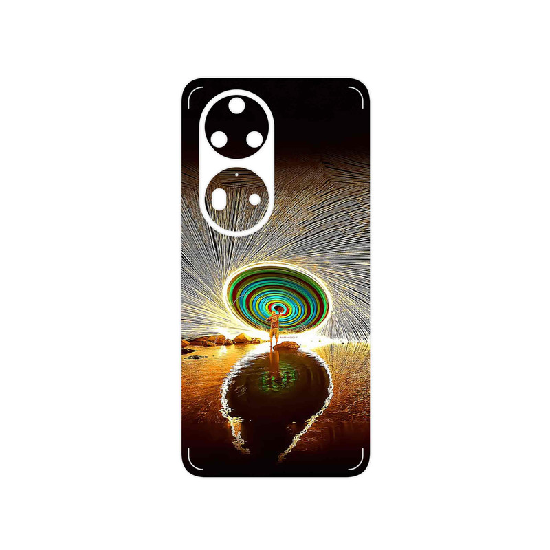 برچسب پوششی ماهوت مدل Night Light Fountain مناسب برای گوشی موبایل هوآوی P50 Pro