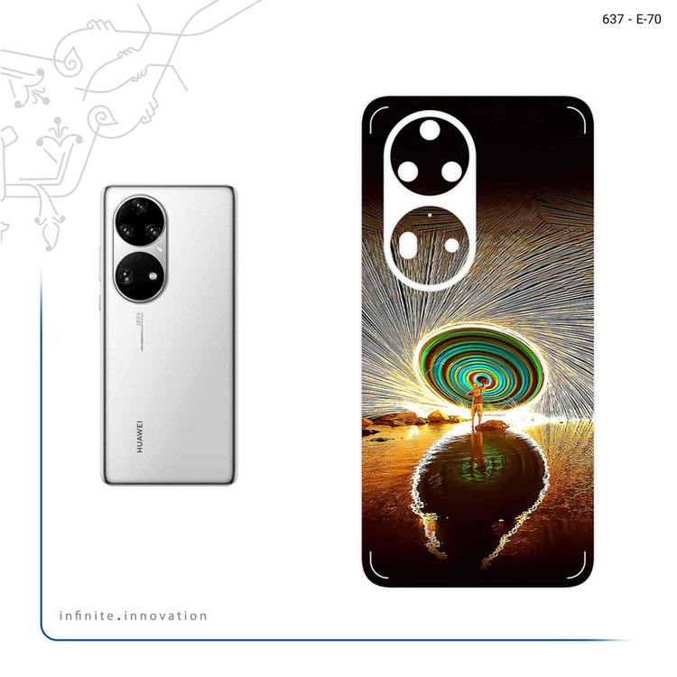 برچسب پوششی ماهوت مدل Night Light Fountain مناسب برای گوشی موبایل هوآوی P50 Pro