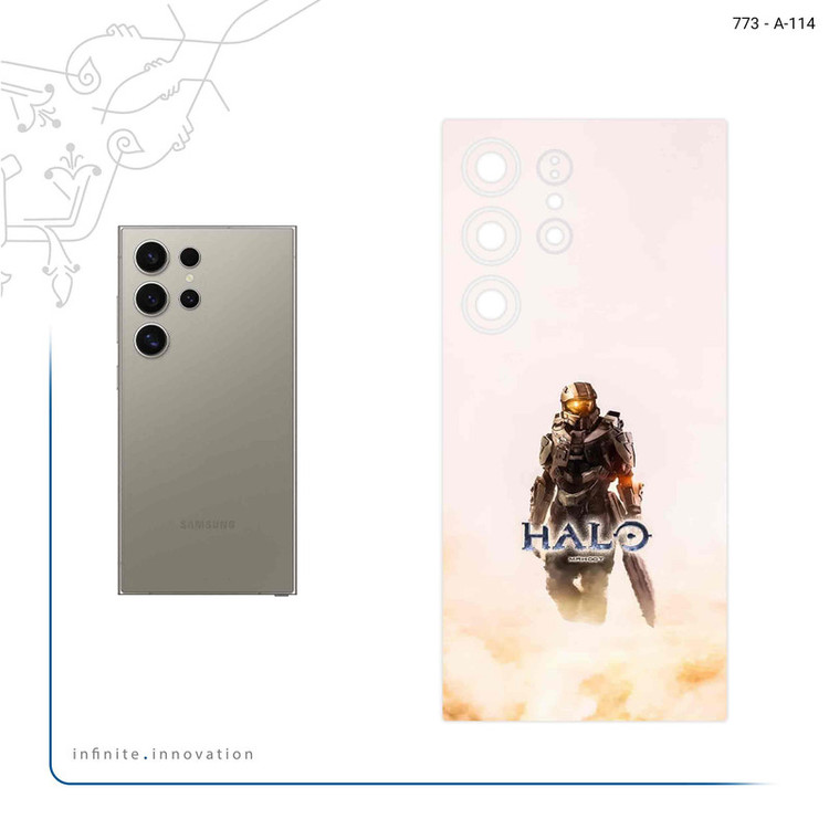 برچسب پوششی ماهوت مدل Halo Game Series مناسب برای گوشی موبایل سامسونگ Galaxy S24 Ultra
