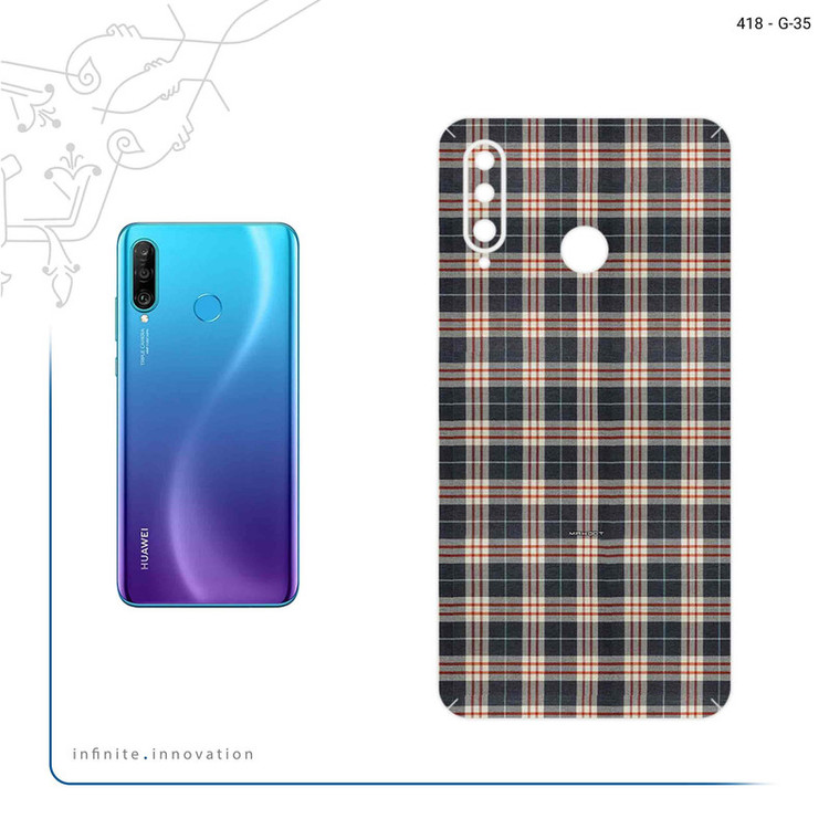 برچسب پوششی ماهوت مدل Fabric Texture 5 مناسب برای گوشی موبایل هوآوی P30 Lite (24 MP Camera)