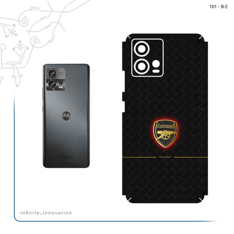 برچسب پوششی ماهوت مدل Arsenal مناسب برای گوشی موبایل موتورولا Edge 30 Fusion