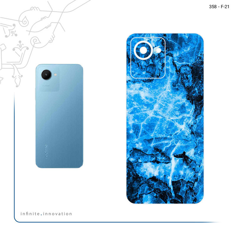 برچسب پوششی ماهوت مدل Blue Marble مناسب برای گوشی موبایل ریلمی C30s