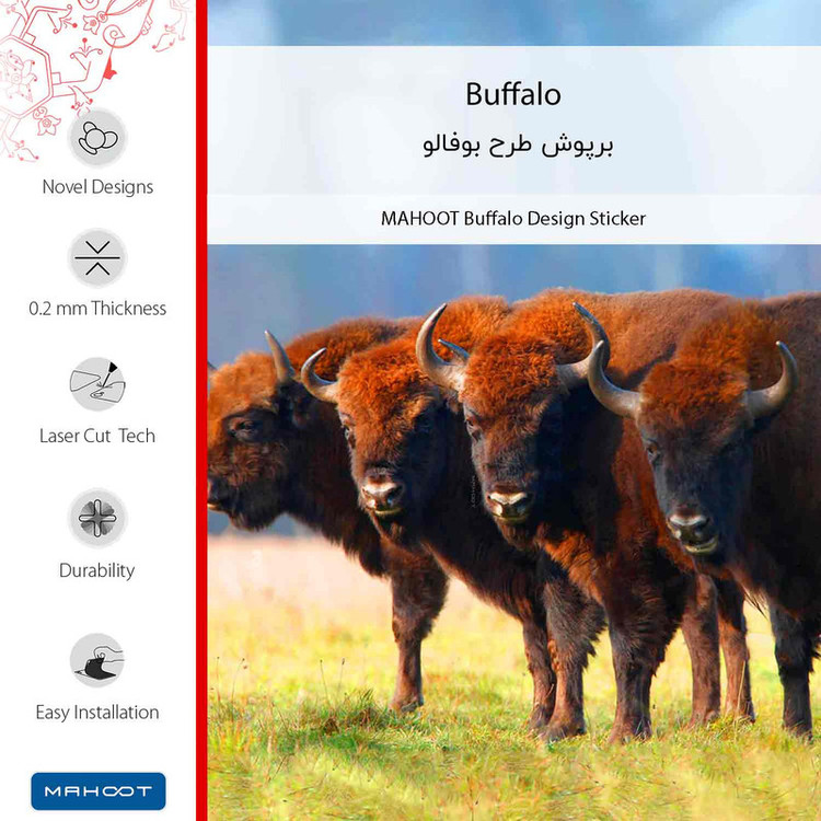 برچسب پوششی ماهوت مدل Buffalo مناسب برای گوشی موبایل شیائومی Redmi Note 10