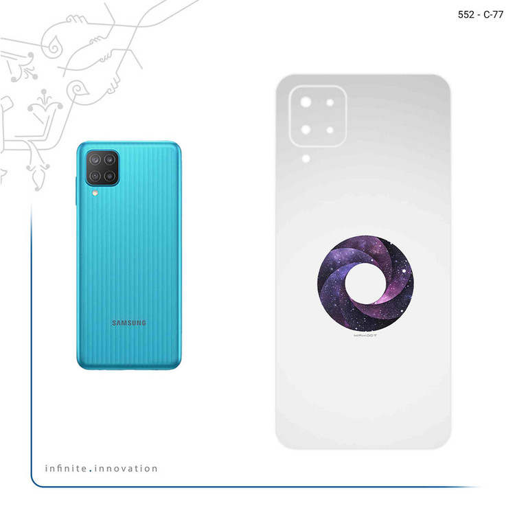 برچسب پوششی ماهوت مدل Minimal Universe Lens مناسب برای گوشی موبایل سامسونگ Galaxy F12