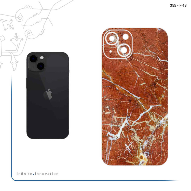 برچسب پوششی ماهوت مدل Red Marble مناسب برای گوشی موبایل اپل iPhone 13
