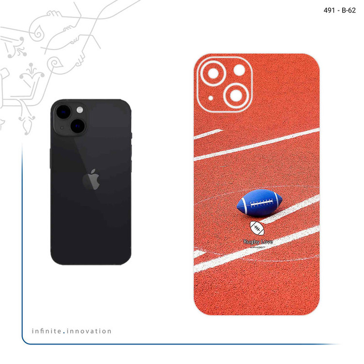 برچسب پوششی ماهوت مدل Rugby football مناسب برای گوشی موبایل اپل iPhone 13