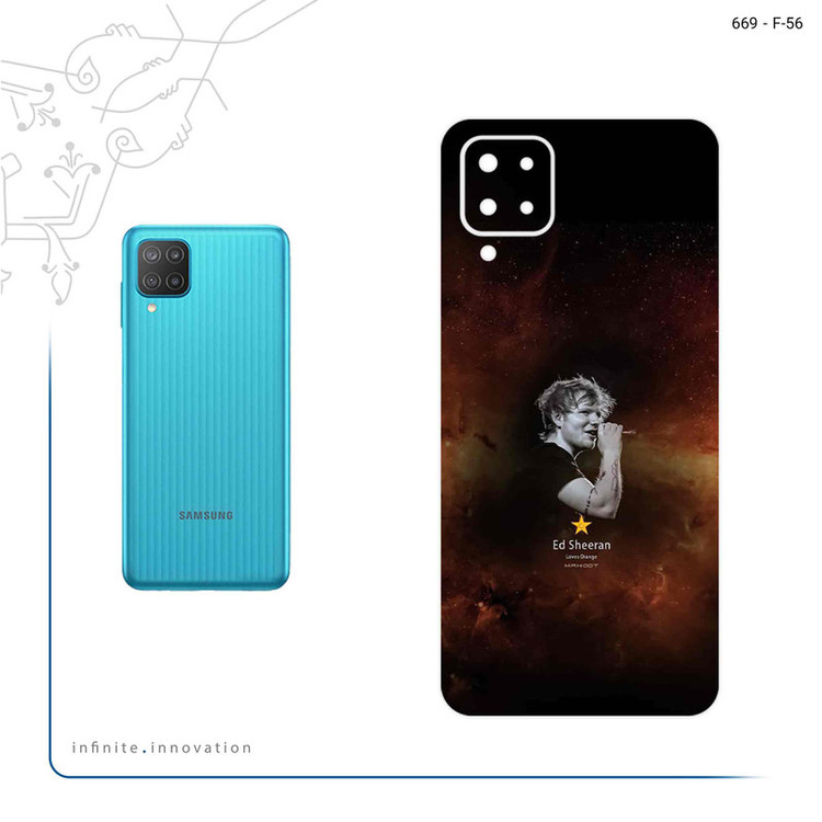 برچسب پوششی ماهوت مدل Ed Sheeran مناسب برای گوشی موبایل سامسونگ Galaxy F12
