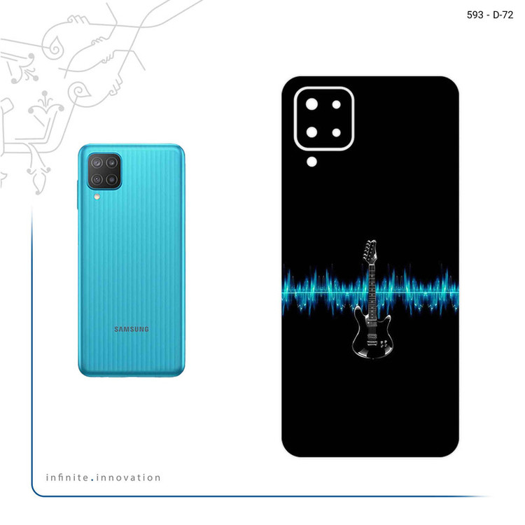 برچسب پوششی ماهوت مدل Electric Guitar مناسب برای گوشی موبایل سامسونگ Galaxy F12