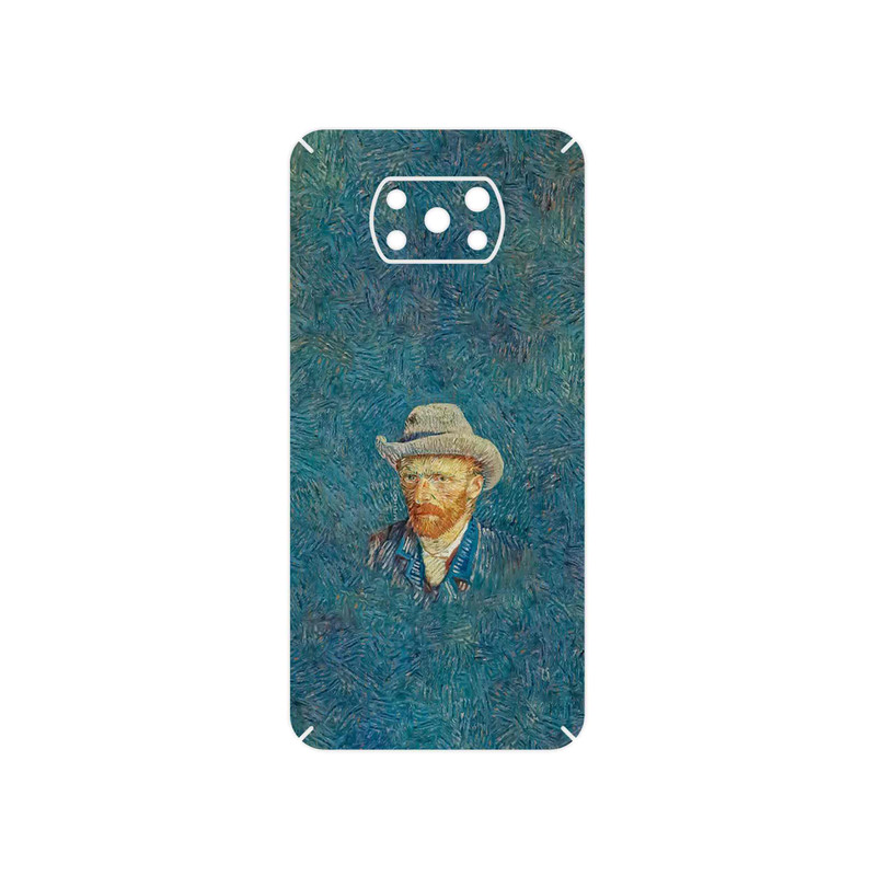 برچسب پوششی ماهوت مدل Self portrait with a gray felt hat مناسب برای گوشی موبایل شیائومی Poco X3 Pro