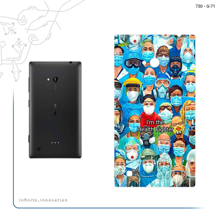 برچسب پوششی ماهوت مدل Nurse مناسب برای گوشی موبایل نوکیا Lumia 720