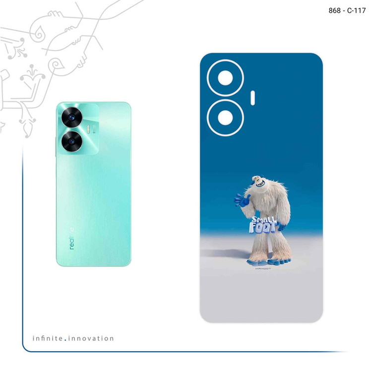 برچسب پوششی ماهوت مدل Smallfoot مناسب برای گوشی موبایل ریلمی C55