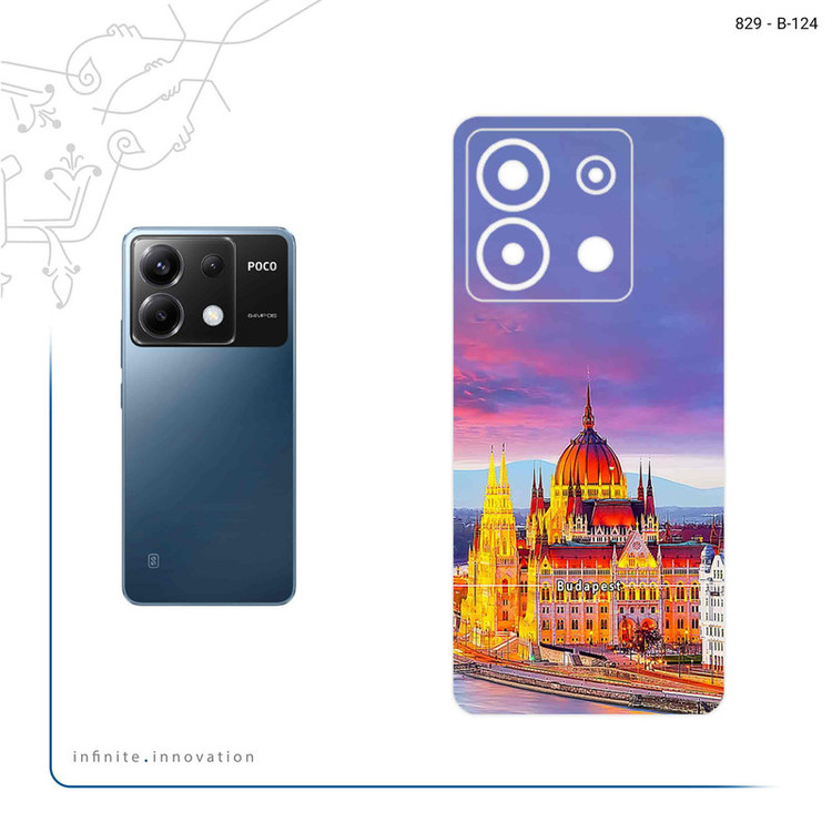 برچسب پوششی ماهوت مدل City of Budapest مناسب برای گوشی موبایل شیائومی Poco X6