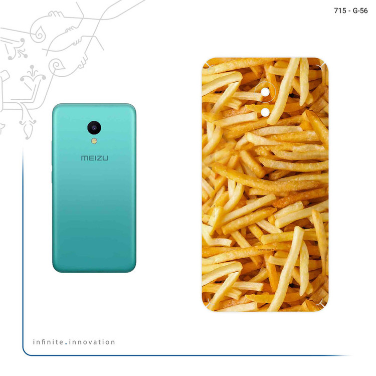 برچسب پوششی ماهوت مدل French fries مناسب برای گوشی موبایل میزو M5