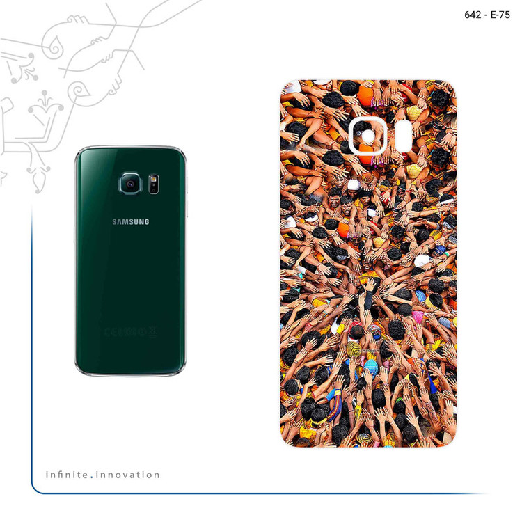 برچسب پوششی ماهوت مدل Indian Celebration مناسب برای گوشی موبایل سامسونگ Galaxy S6 Edge