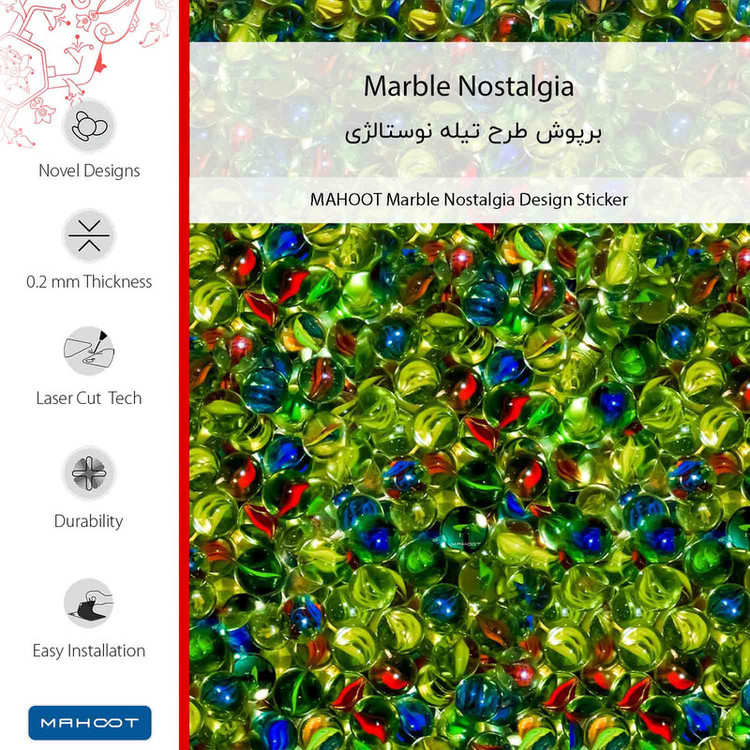برچسب پوششی ماهوت مدل Marble Nostalgia مناسب برای گوشی موبایل هوآوی P30 Lite (24 MP Camera)