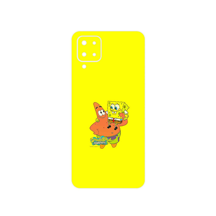 برچسب پوششی ماهوت مدل SpongeBob SquarePants مناسب برای گوشی موبایل سامسونگ Galaxy F12