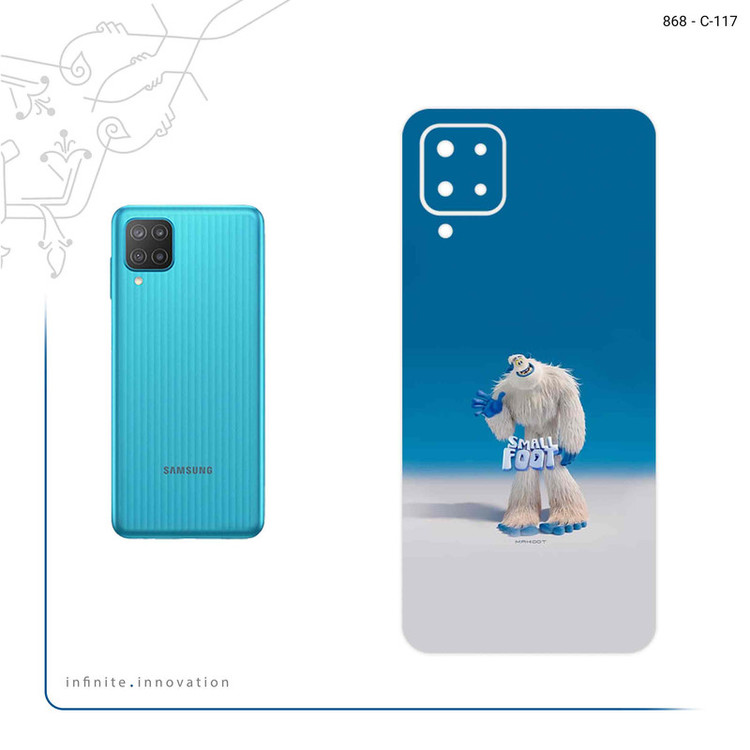 برچسب پوششی ماهوت مدل Smallfoot مناسب برای گوشی موبایل سامسونگ Galaxy F12