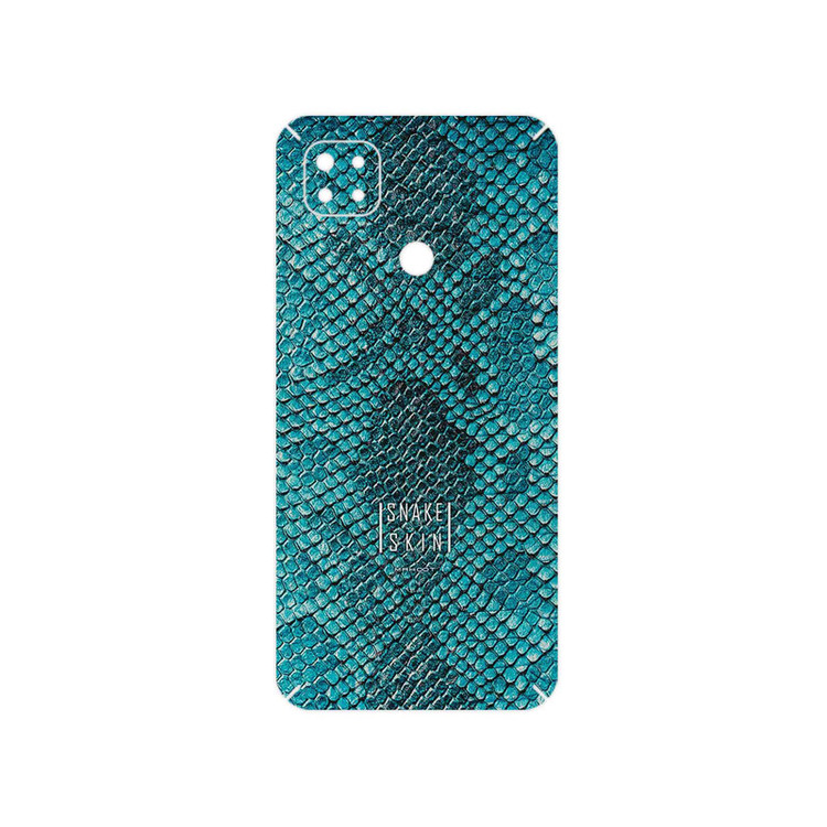 برچسب پوششی ماهوت مدل Blue Snake Skin مناسب برای گوشی موبایل شیائومی Redmi 9 Activ