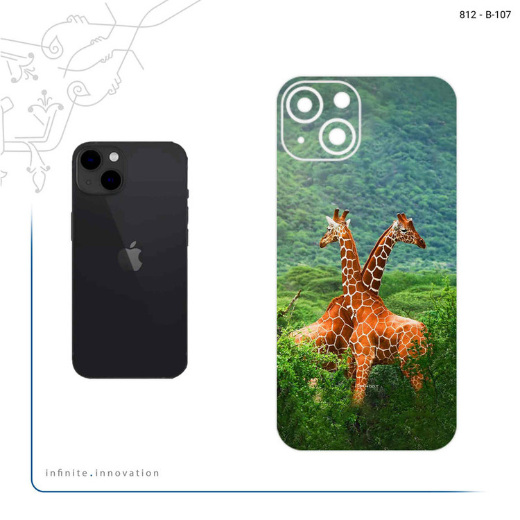 برچسب پوششی ماهوت مدل Giraffe مناسب برای گوشی موبایل اپل iPhone 13