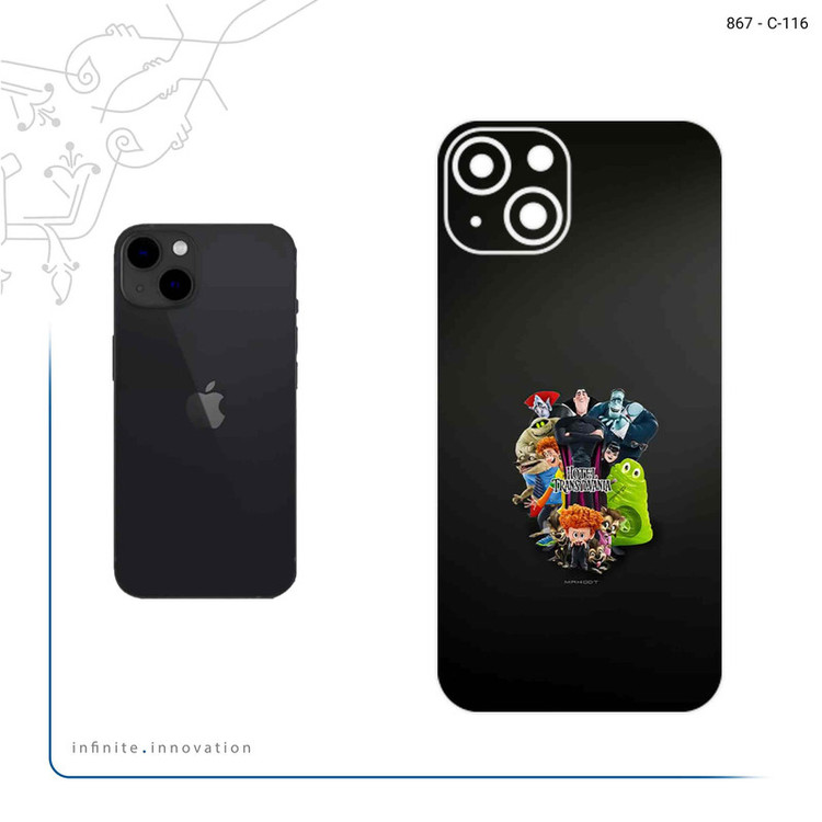 برچسب پوششی ماهوت مدل Hotel Transylvania مناسب برای گوشی موبایل اپل iPhone 13