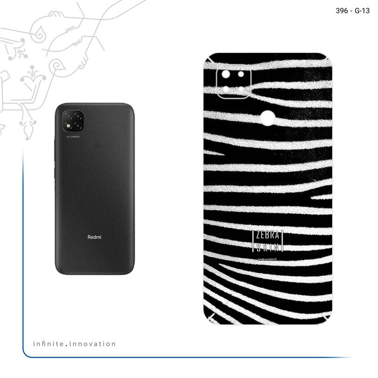 برچسب پوششی ماهوت مدل Zebra Skin مناسب برای گوشی موبایل شیائومی Redmi 9 Activ
